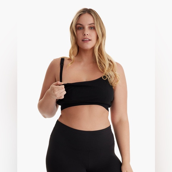 NWT Momcozy Nursing Bra for All Breast Pump Brands, Size XL, Black, Hands Free - Picture 3 of 7